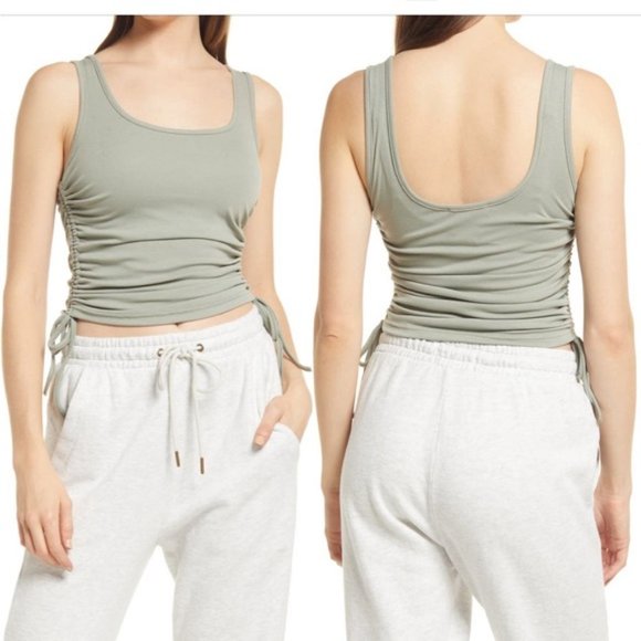 4th & Reckless Lindsay Ruched Tank Top Size XS - Picture 2 of 9